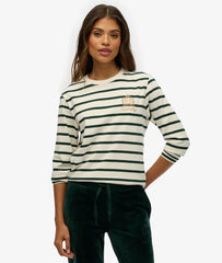 Country Club Long Sleeve Stripe Top