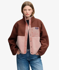 Colour Block Fleece Jacket