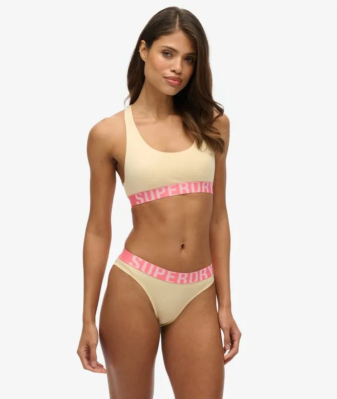 Organic Cotton Large Logo Bikini Briefs