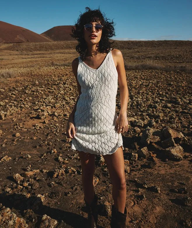 Crochet Cami Mini Dress