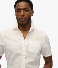 Cotton Linen Short Sleeve Shirt