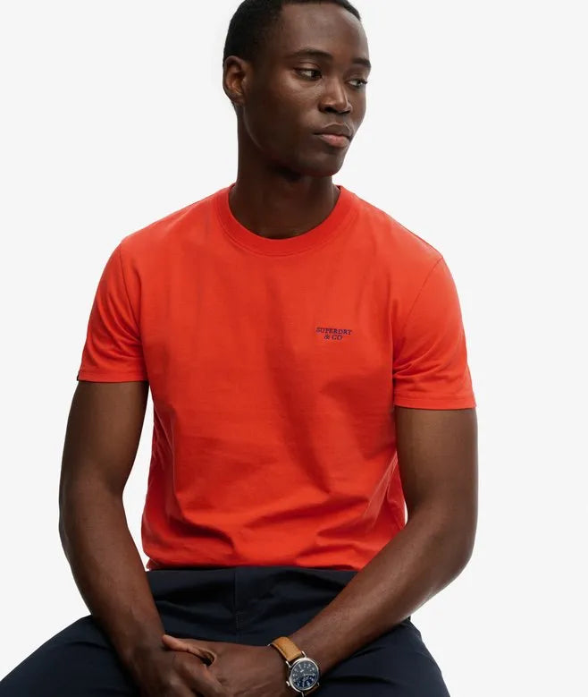 Essential Stacked Logo Embroidered T-shirt