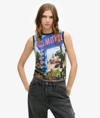 Sub Print Vest Top