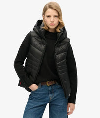 Hooded Fuji Quilt Padded Gilet