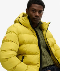 Hooded Sports Puffer Jacket