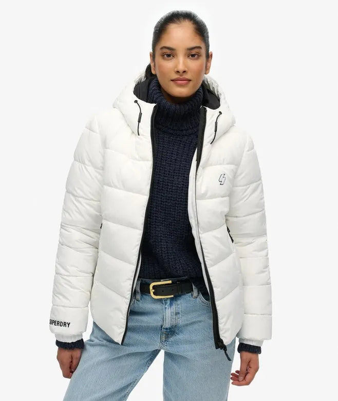 Hooded Spirit Sports Puffer Jacket