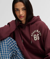 Athletic Essential Applique Cropped Hoodie