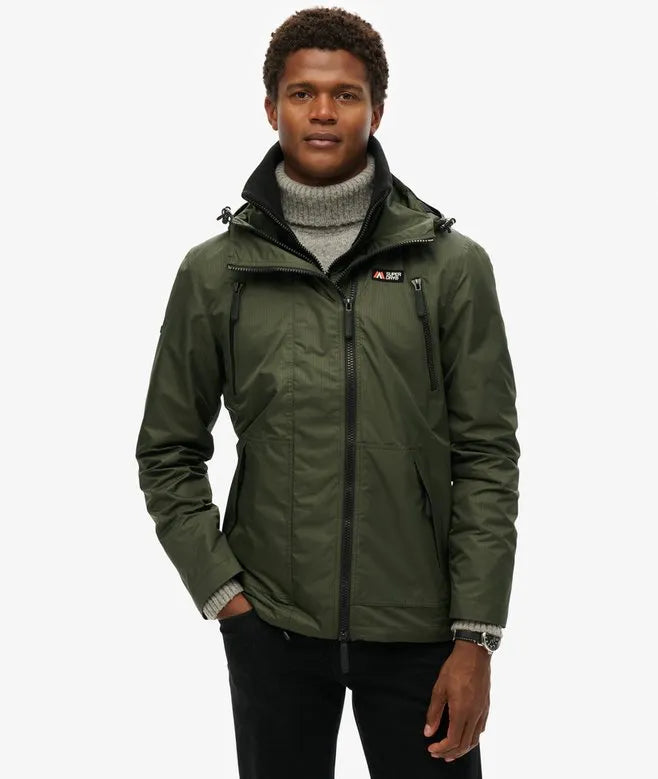 Hooded Mountain Windbreaker Jacket