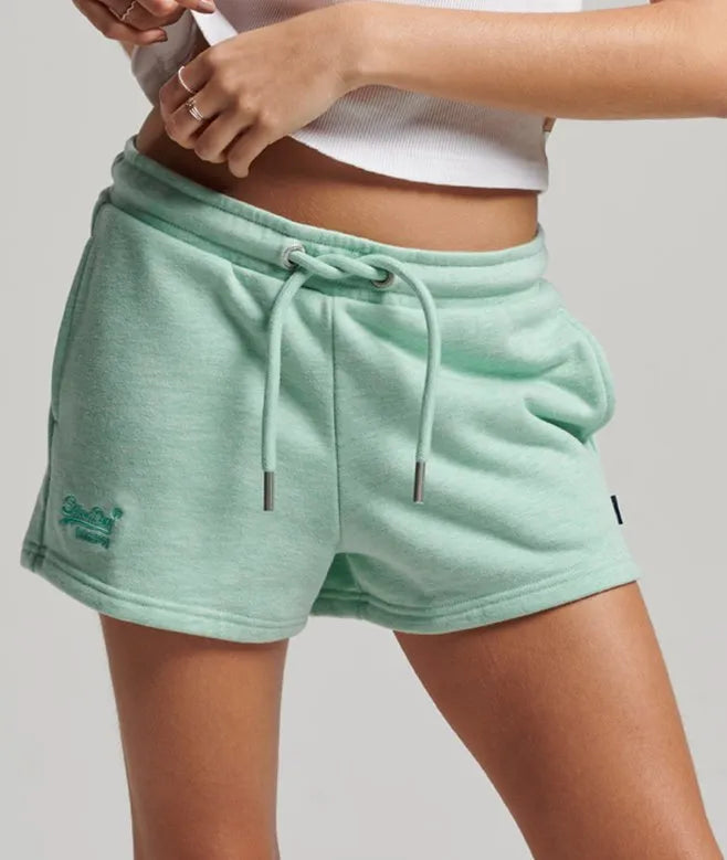 Vintage Logo Embroidered Jersey Shorts