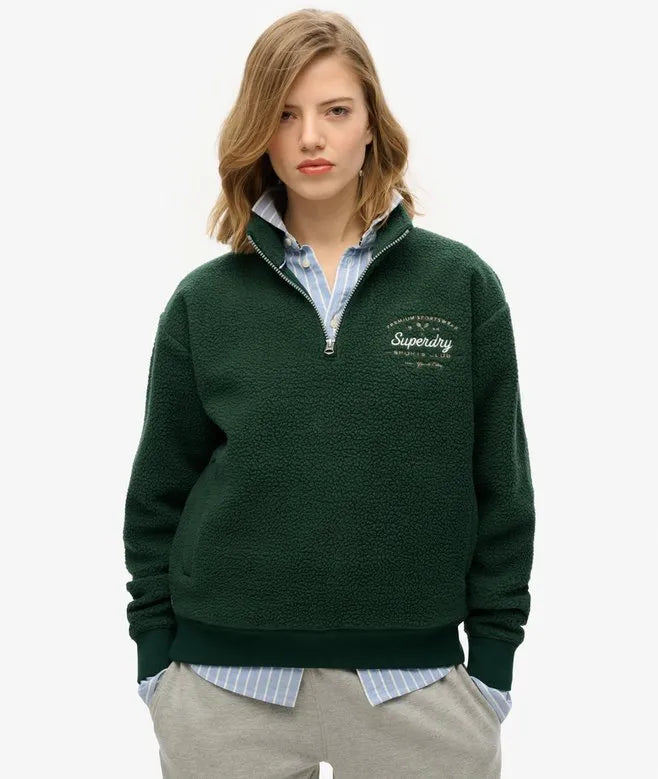 Country Club Fleece Half Zip Sweatshirt