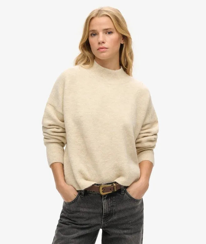 Vintage Essential Mock Neck Jumper