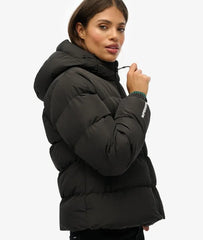 Hooded Sports Puffer Jacket