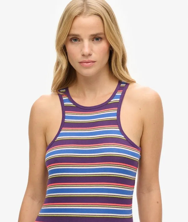 Vintage Stripe Racer Dress