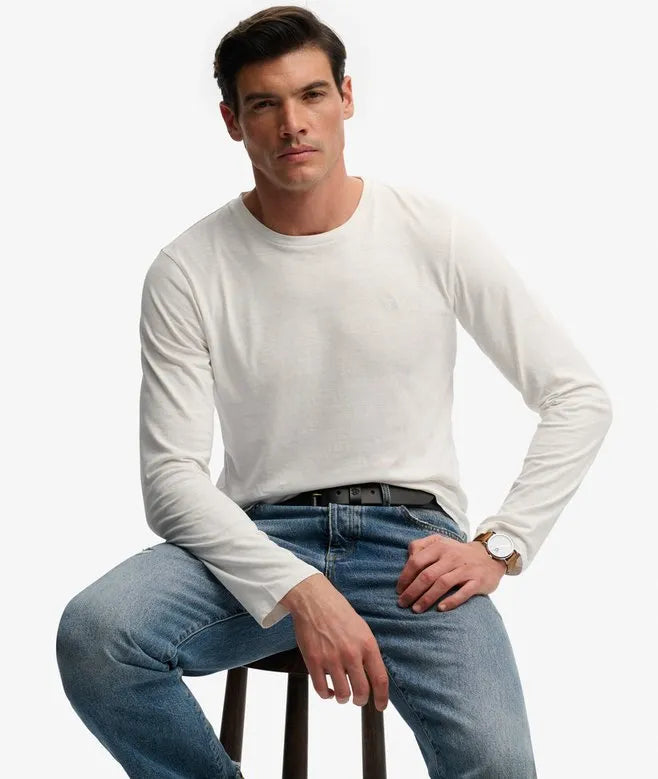 Classic Cotton Linen Long Sleeve Top
