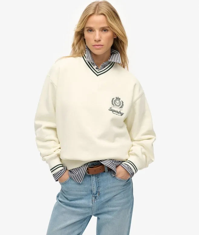 Country Club V-neck Sweatshirt