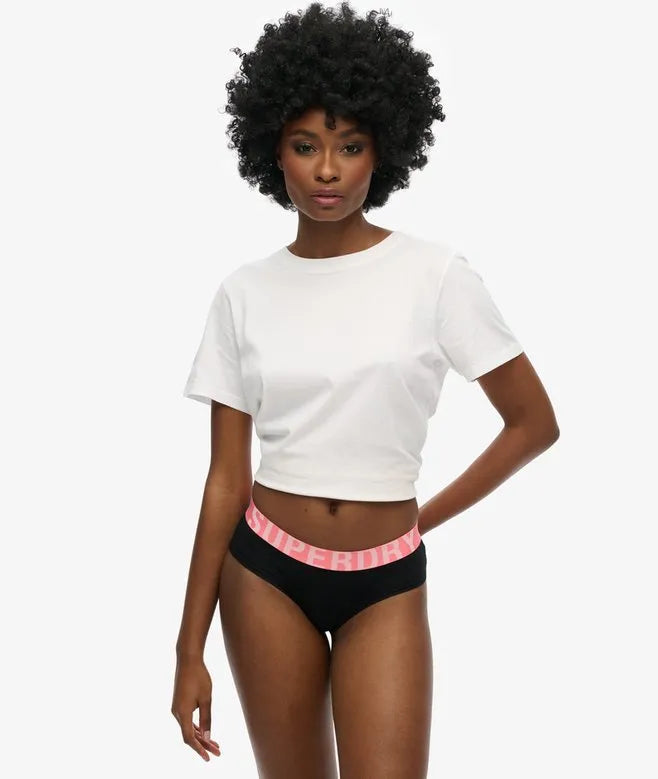 Organic Cotton Large Logo Hipster Briefs