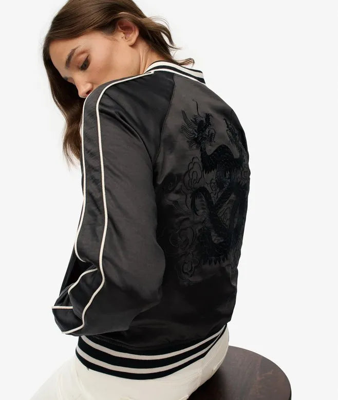 Suikajan Embroidered Bomber