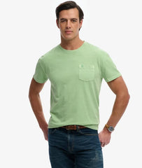 Classic Cotton Linen Pocket T-Shirt