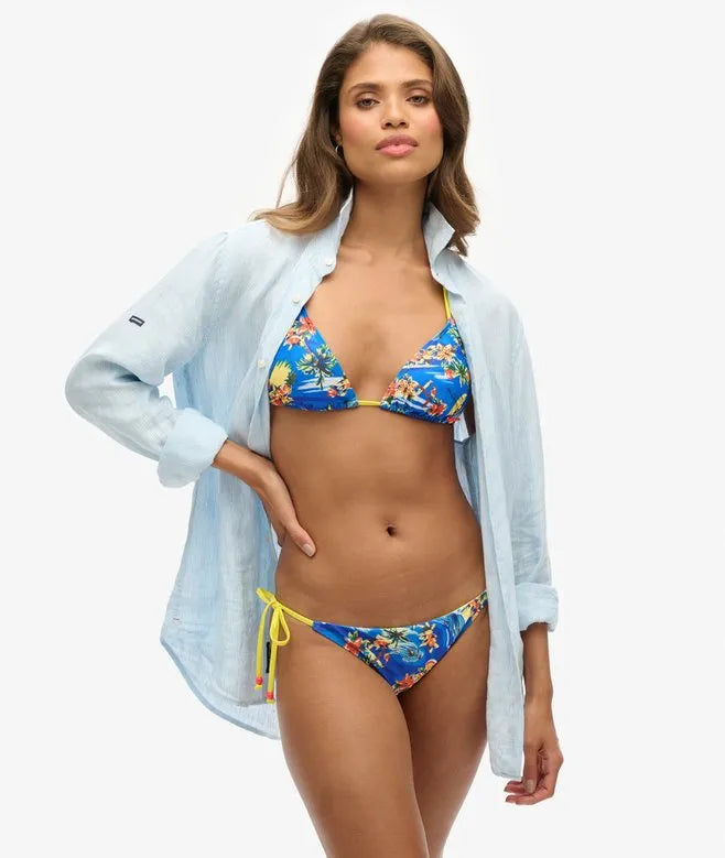 String Triangle Bikini Top