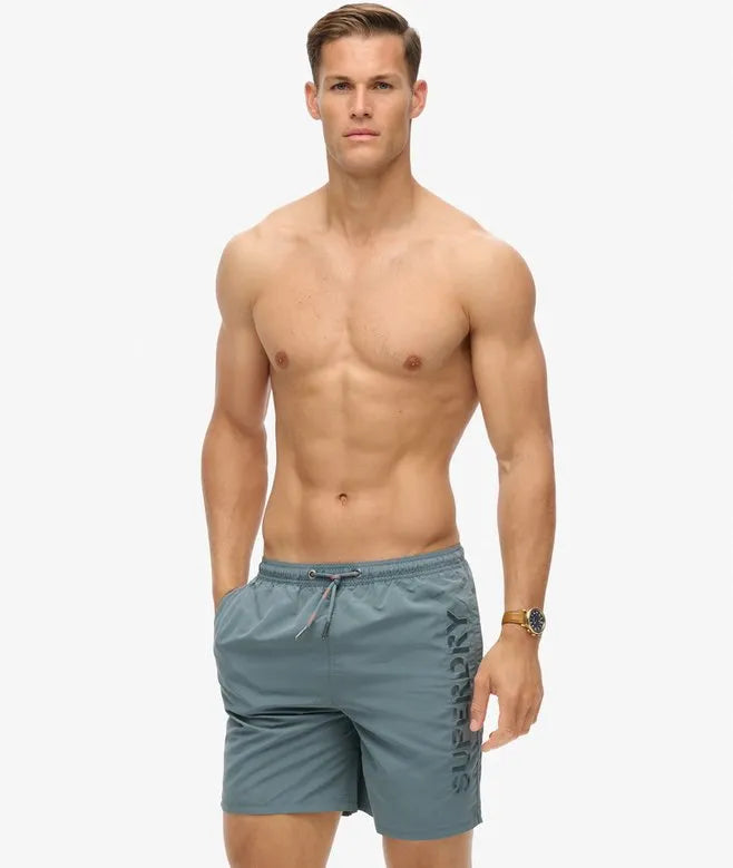 Premium Embroidered 17-inch Swim Shorts