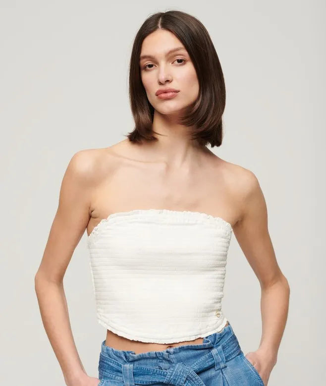 Smocked Bandeau Top