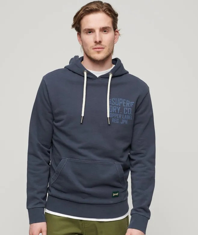 Copper Label Chest Graphic Hoodie