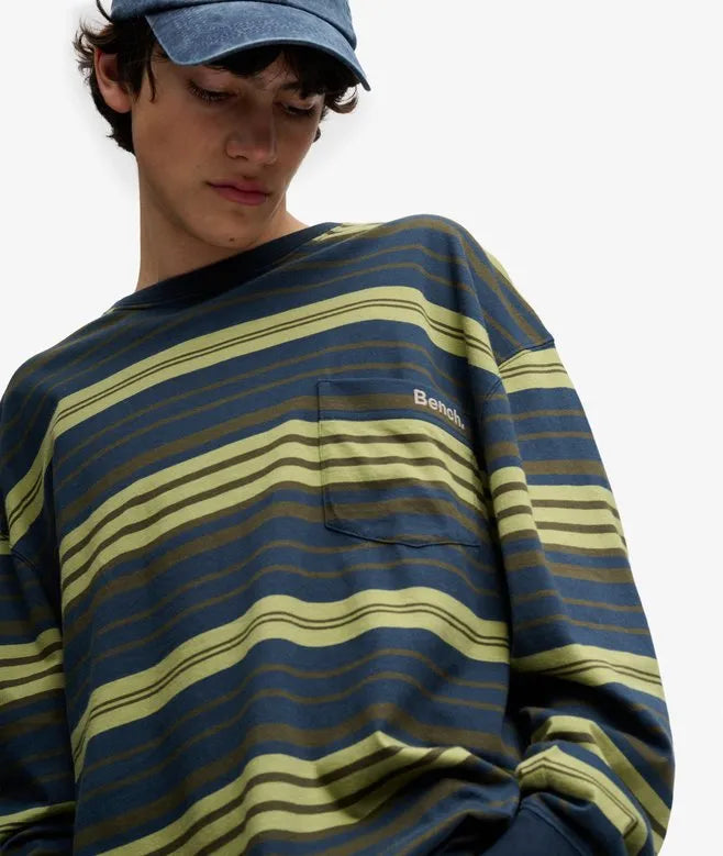 Bench Oversized Stripe Long Sleeve Top