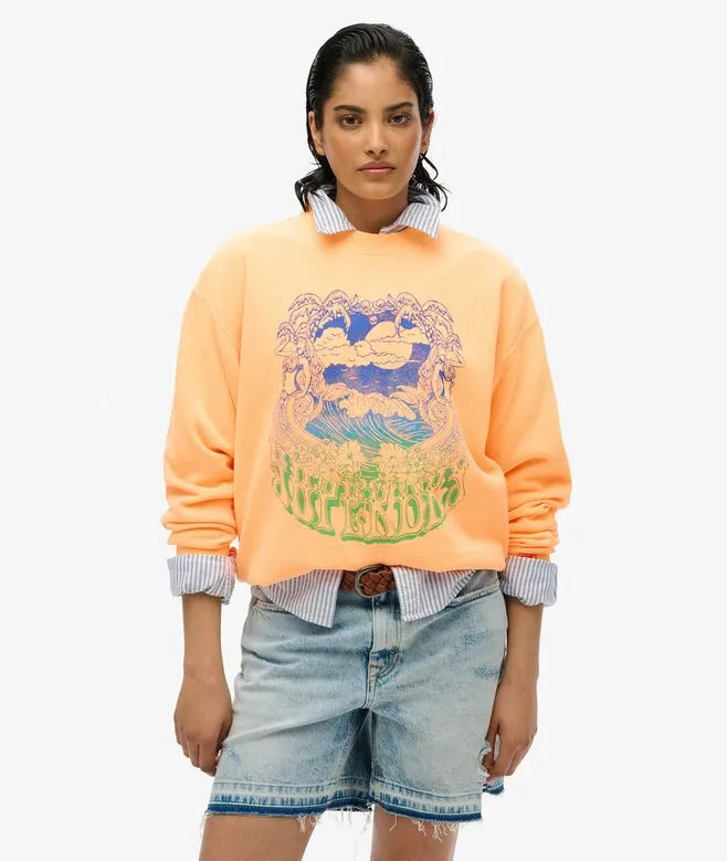 Psych Surf Loose Crew Sweatshirt