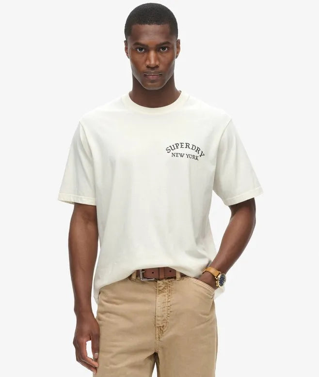 Tattoo Back Graphic Loose T-Shirt