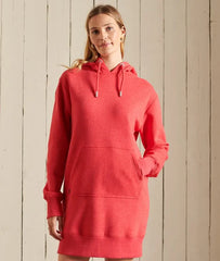 Vintage Logo Embroidered Hoodie Dress
