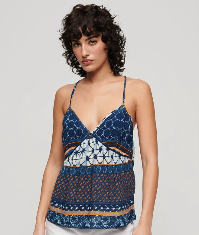 Printed Woven Cami Top