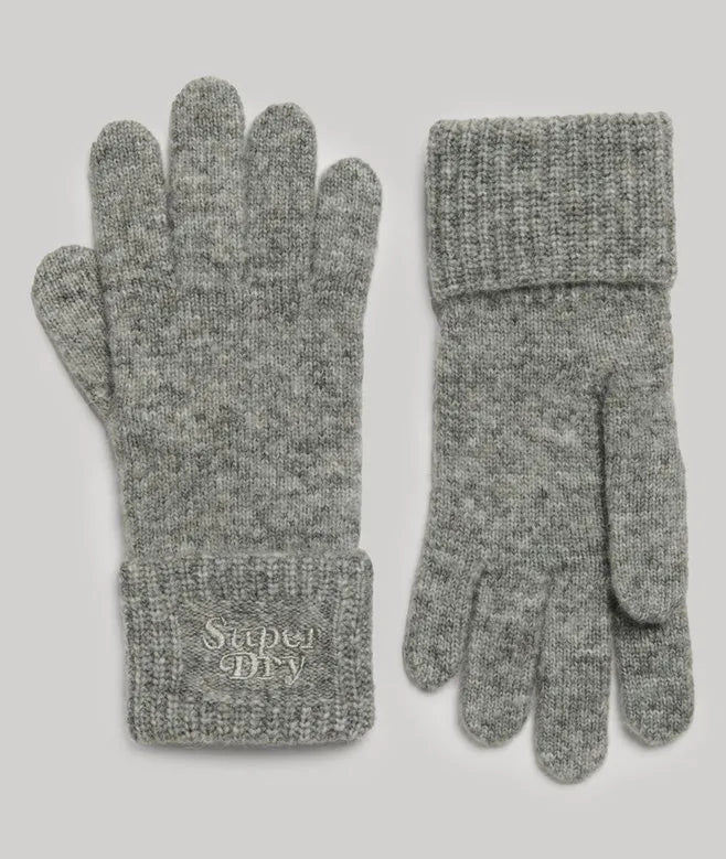 Ribbed Knitted Gloves