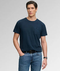 Classic Cotton Linen Pocket T-Shirt