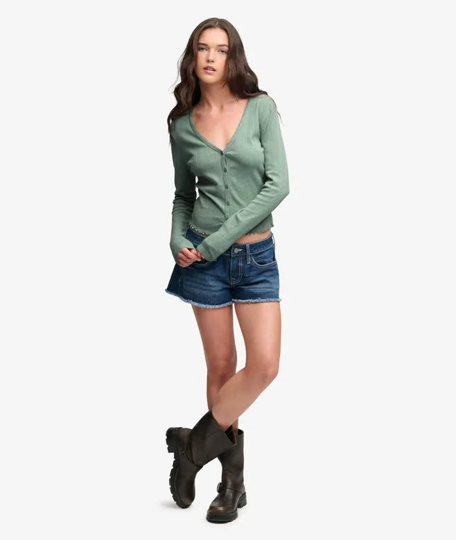 Athletic Essential Pointelle Cardigan