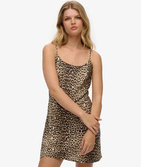 Bias Cut Mini Slip Dress