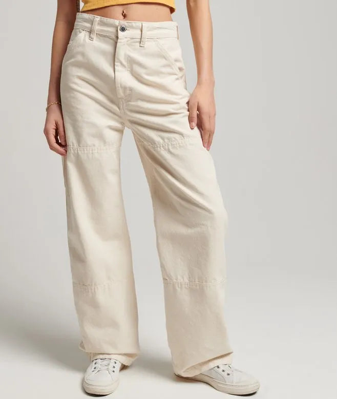 Organic Cotton Vintage Wide Carpenter Pants