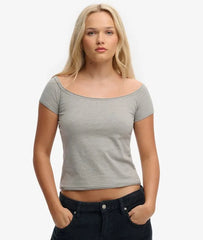 Bardot Short Sleeve Off Shoulder Top