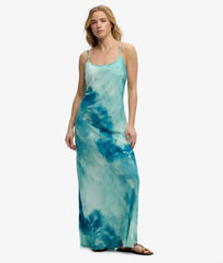 Printed Maxi Slip Dress