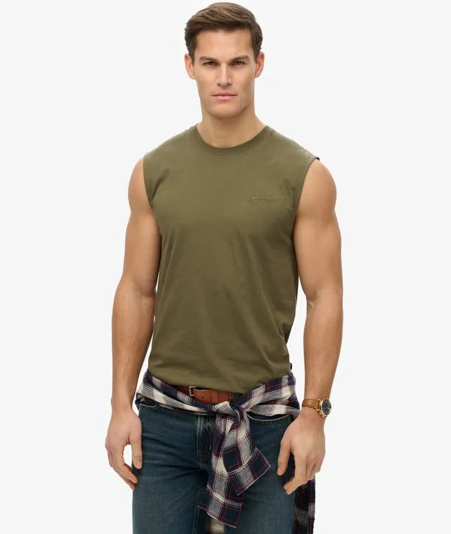 Organic Cotton Essential Logo Tank Top