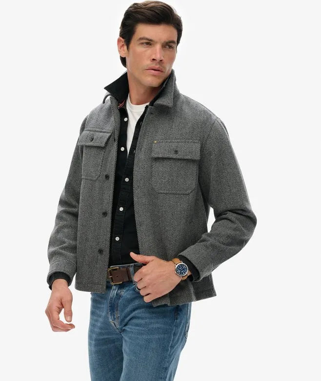 The Merchant Store - Herringbone Overshirt