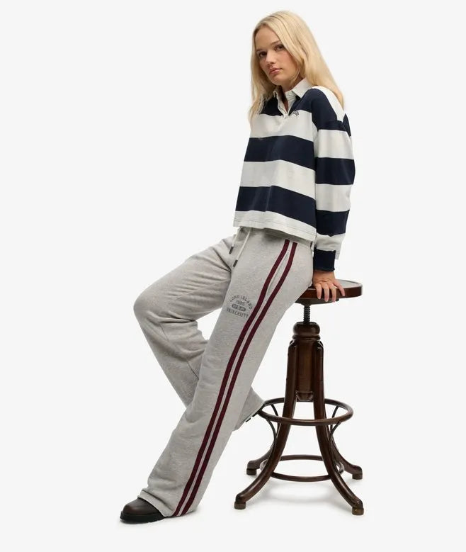 Athletic Essentials Stripe Flare Joggers