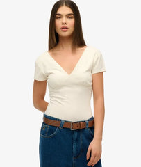 Cap Sleeve Corset Top