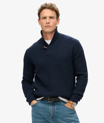 The Merchant Store - Shawl Neck Jumper