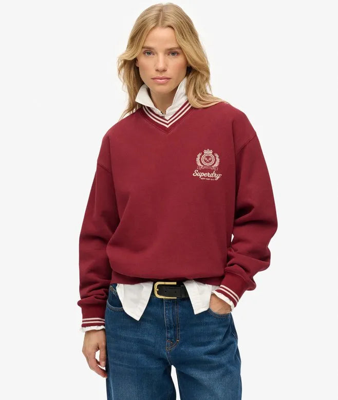 Country Club V-neck Sweatshirt