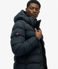 Hooded Sports Puffer Jacket
