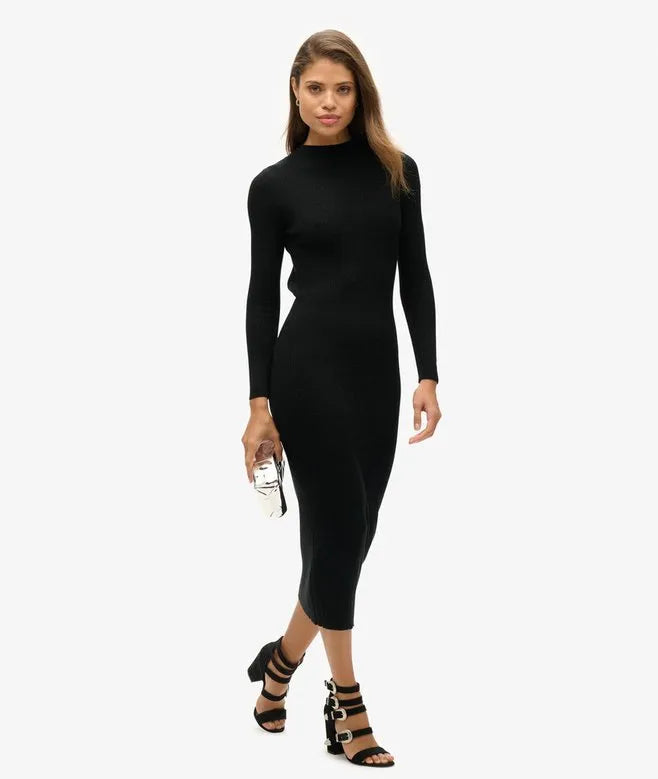 Backless Bodycon Midi Dress