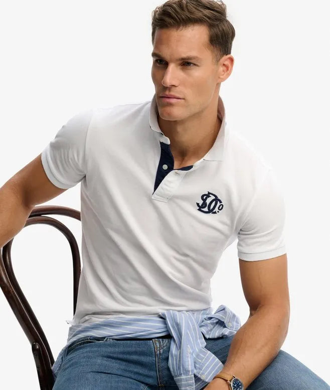 Pique Monogram Polo Shirt
