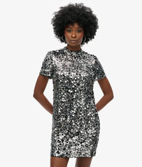 Sequin T-Shirt Mini Dress