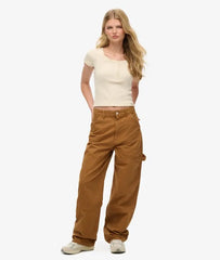 Organic Cotton Vintage Wide Carpenter Pants