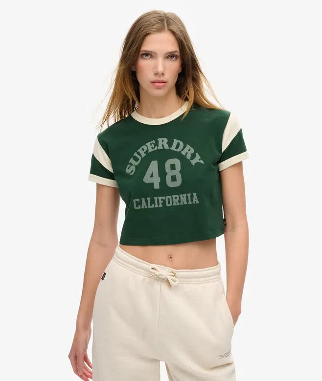 Athletic Essentials Graphic Ringer T-Shirt